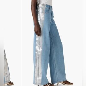 Levi's Cinch Baggy Jeans Rain Or Shine Metallic Size 29x31 NWT